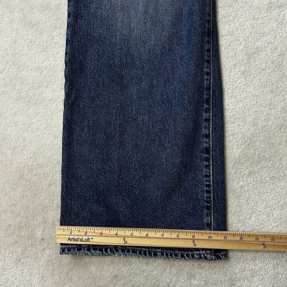 Levi's Premium Ribcage Wide Leg Jeans Women's 29x32 Medium Wash Denim - Picture 6 of 8